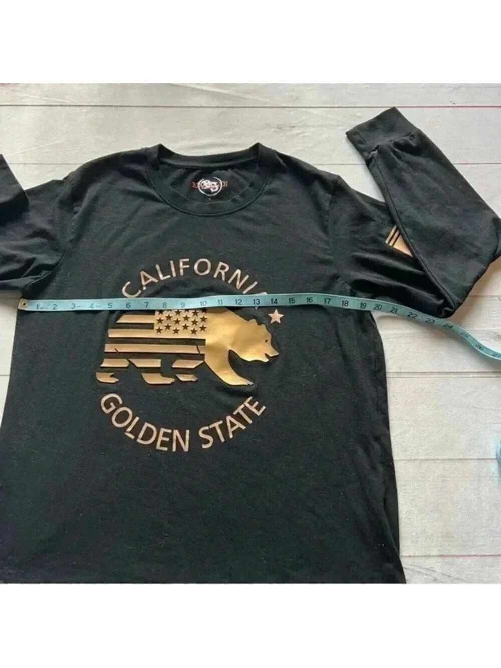 Brooklyn Standard California Golden State Bear T-Shirt Bear Flag Shirt U… - Picture 6 of 9